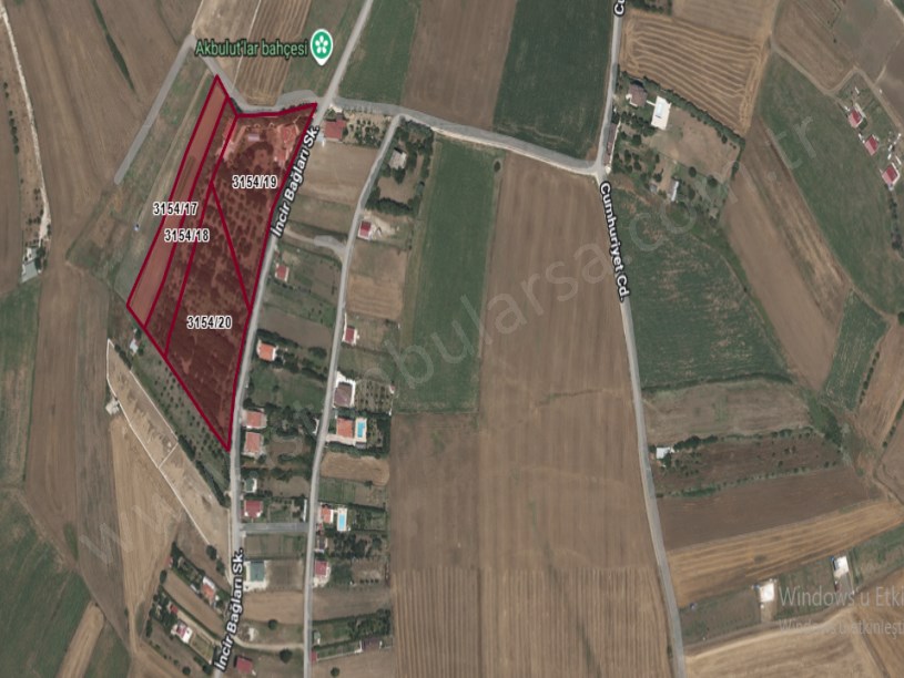 Silivri Akörende Satılık Tarla  , 20 Dönüm Çiftlik Müstakil 
