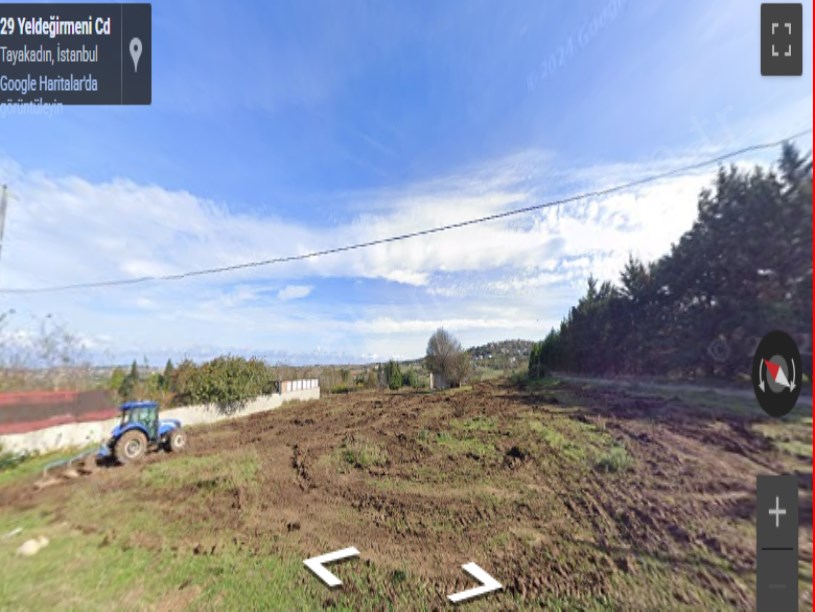 Arnavutköy Tayakadın Satılık Tarla , 7,250 m2 Müstakil Merkezde İmarlı İçinde Meyve Ağaçları Var 