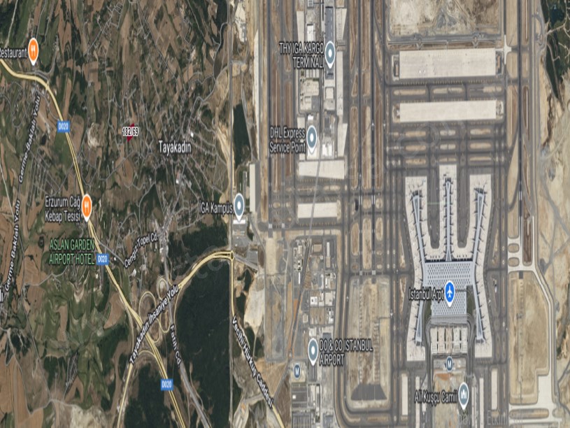 Arnavutköy Tayakadın Satılık Tarla , 7,250 m2 Müstakil Merkezde İmarlı İçinde Meyve Ağaçları Var 