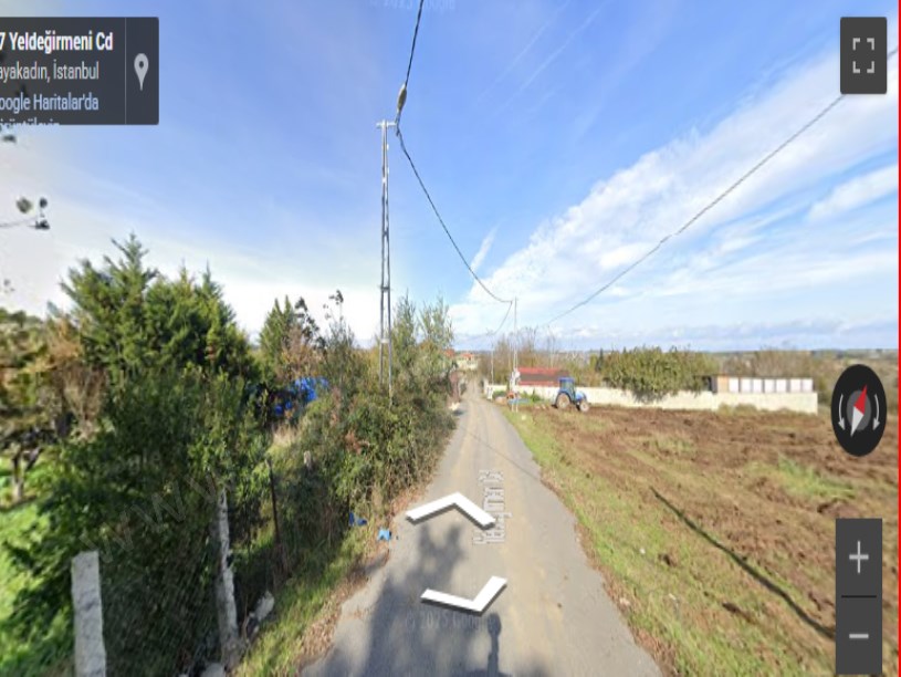 Arnavutköy Tayakadın Satılık Tarla , 7,250 m2 Müstakil Merkezde İmarlı İçinde Meyve Ağaçları Var 