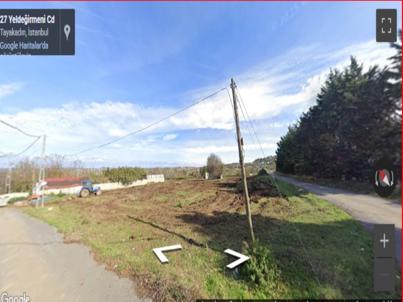 Arnavutköy Tayakadın Satılık Tarla , 7,250 m2 Müstakil Merkezde İmarlı İçinde Meyve Ağaçları Var 