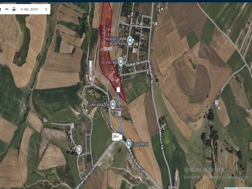 Arnavutköy Çilingirde Satılık Arsa , 119 M2 Çaplı Muvafakatnameli  Yolu Var 