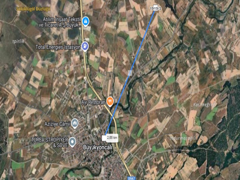 Tekirdağ Saray Büyükyoncalı Mah Satılık Arsa , 350 M2 Müstakil Evlerin Yakını 