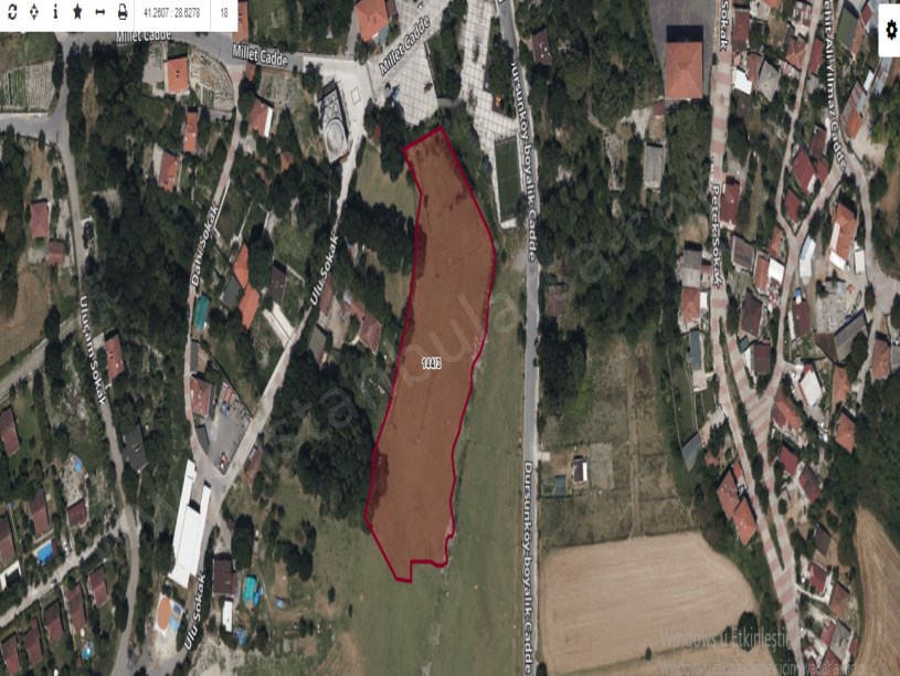 Arnavutköy Boyalıkta Satılık Arsa , 1,136 M2 Hisseli Yolu Var 