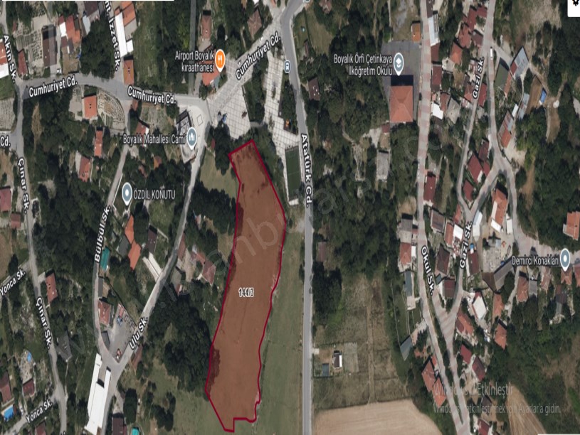 Arnavutköy Boyalıkta Satılık Arsa , 1,136 M2 Hisseli Yolu Var 