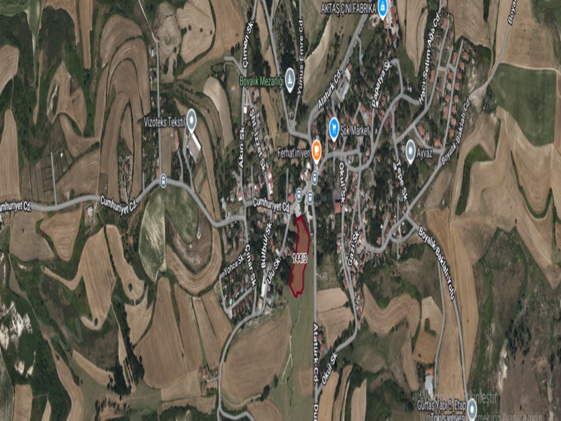 Arnavutköy Boyalıkta Satılık Arsa , 1,136 M2 Hisseli Yolu Var 