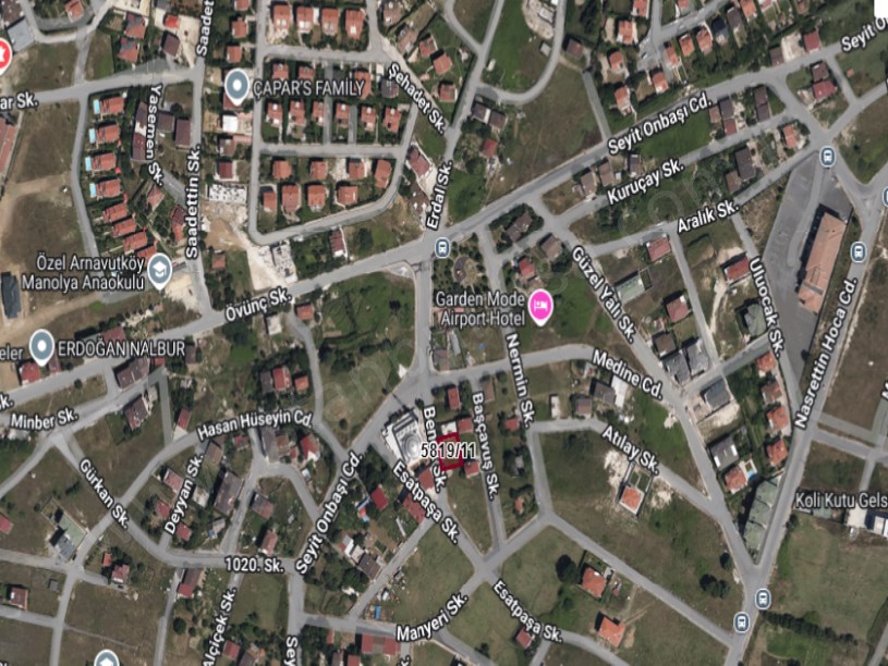 Arnavutköy Taşolukta Satılık Arsa , 335 M2 Villa İmarlı  Merkezde  