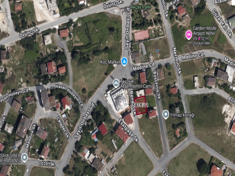 Arnavutköy Taşolukta Satılık Arsa , 335 M2 Villa İmarlı  Merkezde  