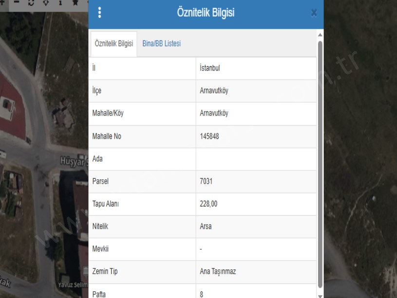  Arnavutköy NeneHatun Mah. Satılık Arsa  , 228 m2 Merkezde 3 Kat İmarlı 