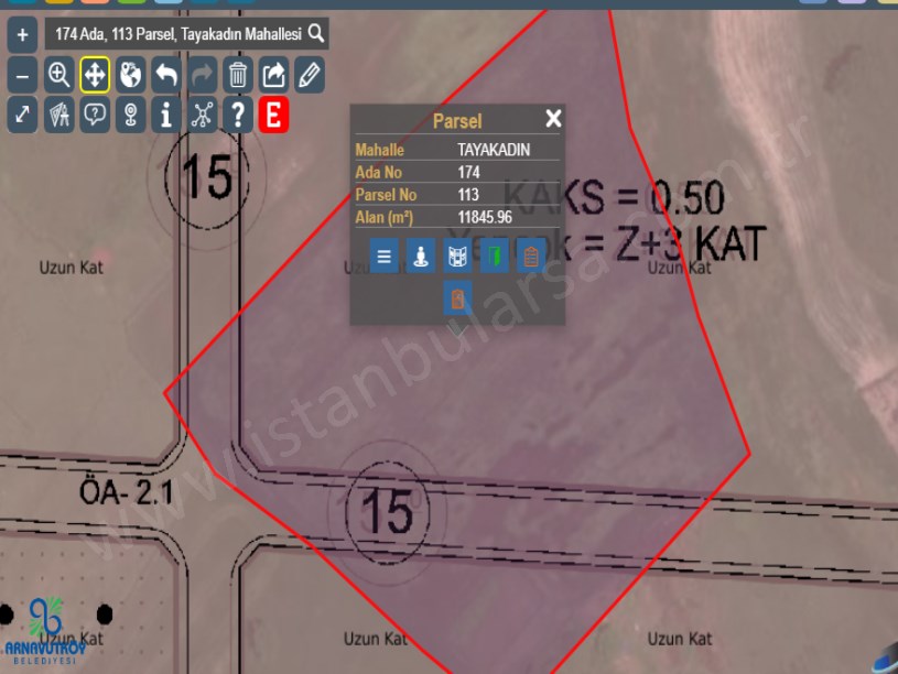 Arnavutköy Tayakadın Satılık Arsa , 250 m2 Hisseli Çaplı 