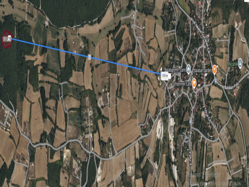  Arnavutköy Balabanda Satılık Arsa , 503 m2 Hisseli Yolu Var  