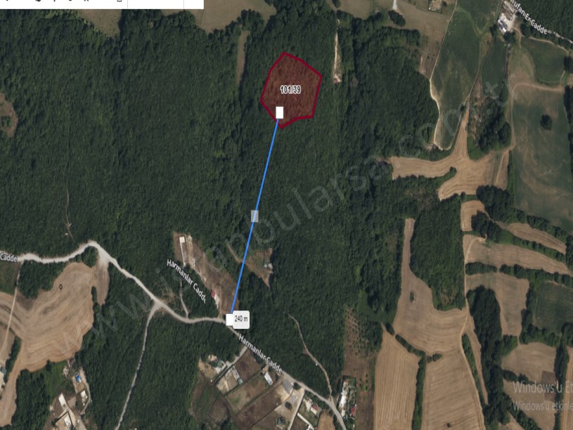  Arnavutköy Balabanda Satılık Arsa , 503 m2 Hisseli Yolu Var  