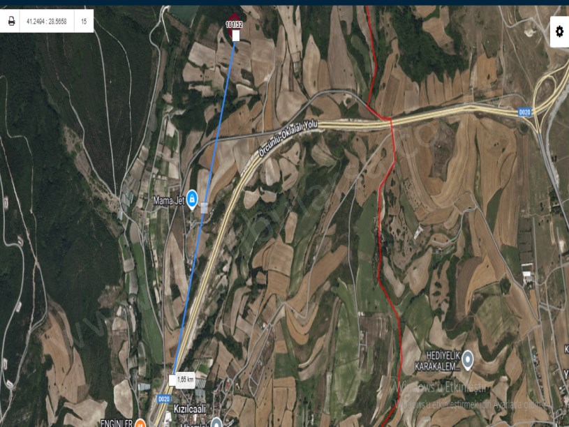 Çatalca Kızılcaalide Satılık Arsa , 538 M2 Hisseli