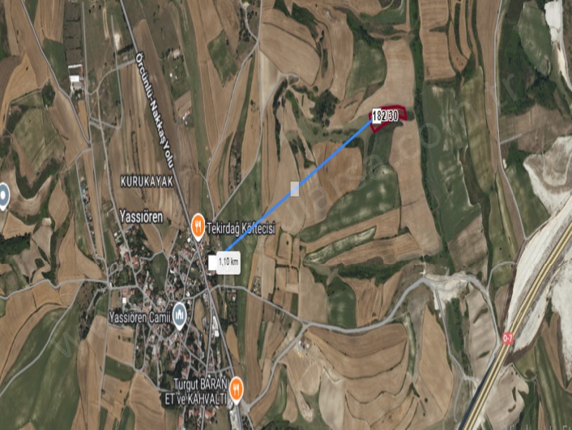 Arnavutköy Yassıörende Satılık Arsa , 1,062 M2 Hisseli 