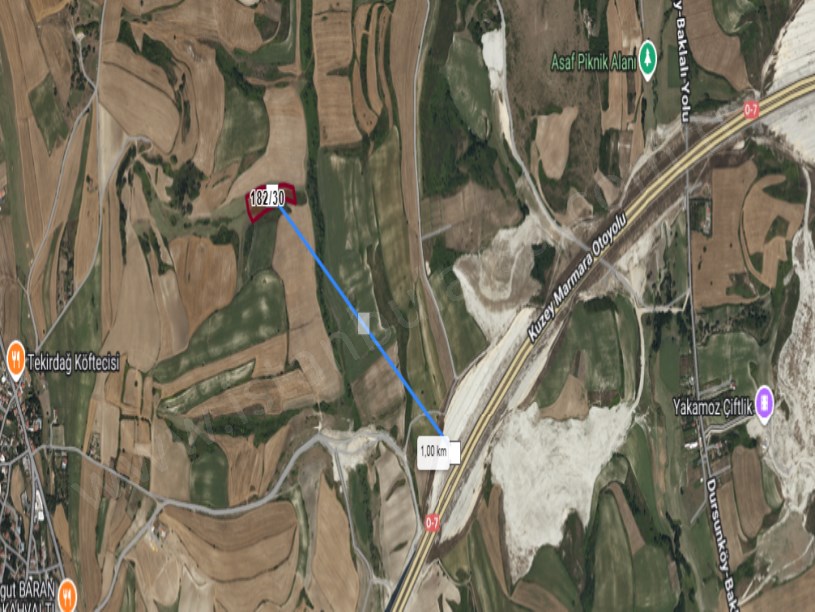 Arnavutköy Yassıörende Satılık Arsa , 1,062 M2 Hisseli 