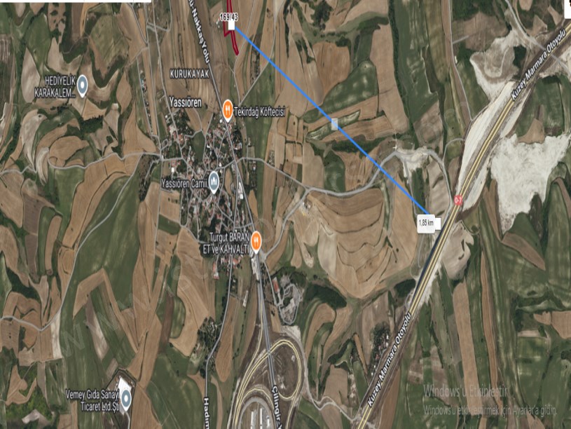 Arnavutköy Dursunköyde Satılık Arsa  , 1, 275 M2 Hisseli Yolu Var Evlerin Yakını  