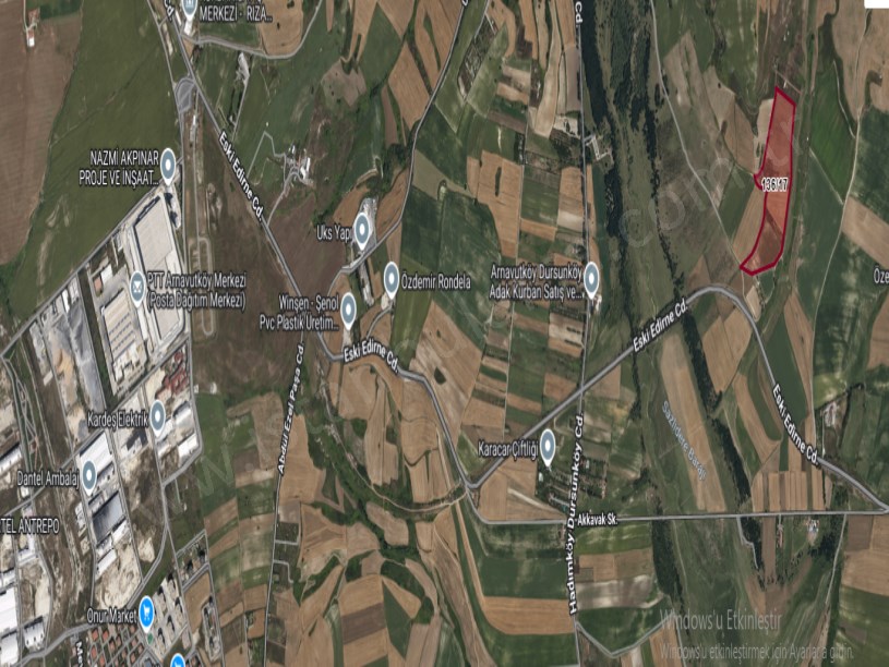 Arnavutköy Dursunköyde Satılık Arsa  , 1,500 M2 Hisseli Yolu Var