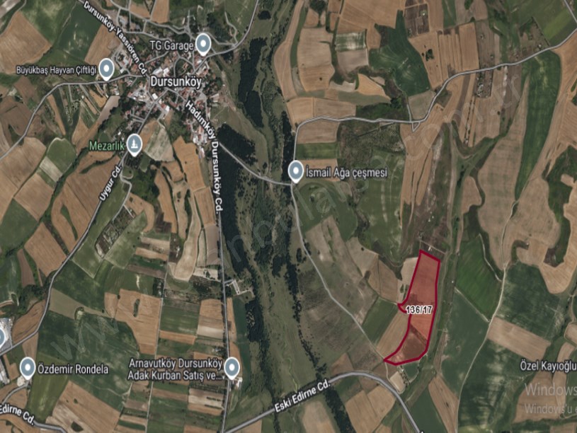 Arnavutköy Dursunköyde Satılık Arsa  , 1,500 M2 Hisseli Yolu Var