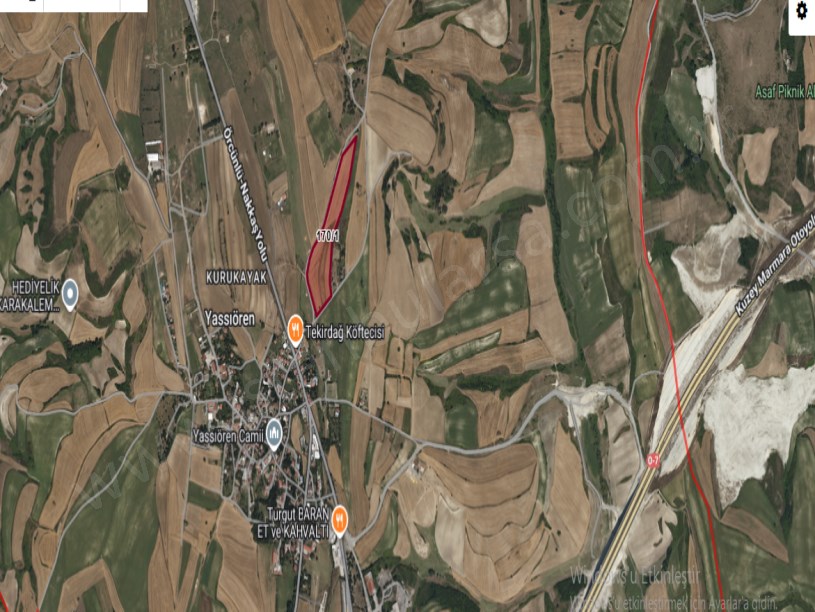 Arnavutköy Yassıörende Satılık Arsa ,4,088 M2 Yolu Var Evlerin Yakını Hisseli