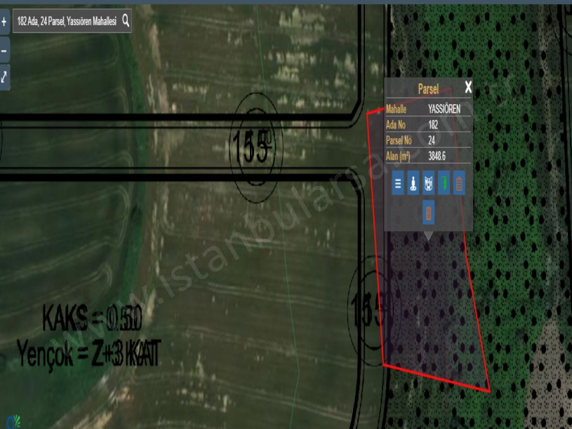 Arnavutköy Yassıörende Satılık Arsa , 412 M2 Hisseli İmarlı 