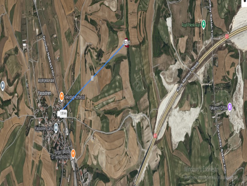 Arnavutköy Yassıörende Satılık Arsa , 412 M2 Hisseli İmarlı 