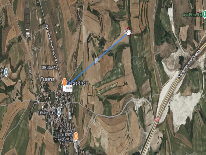 Arnavutköy Yassıörende Satılık Arsa , 412 M2 Hisseli İmarlı 