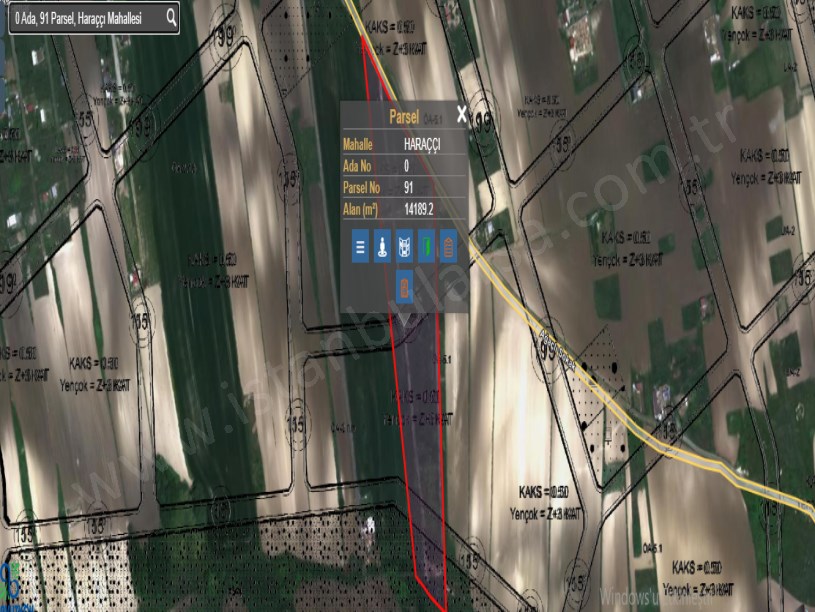 Arnavutköy Haraççıda Satılık Arsa , 250 M2 Yolu Var İmarlı Hisseli