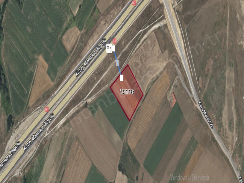 Silivri Kadıköyde Satılık Arsa ,  647 M2 Çaplı Resmi Yolu Var Otoyola Yakın