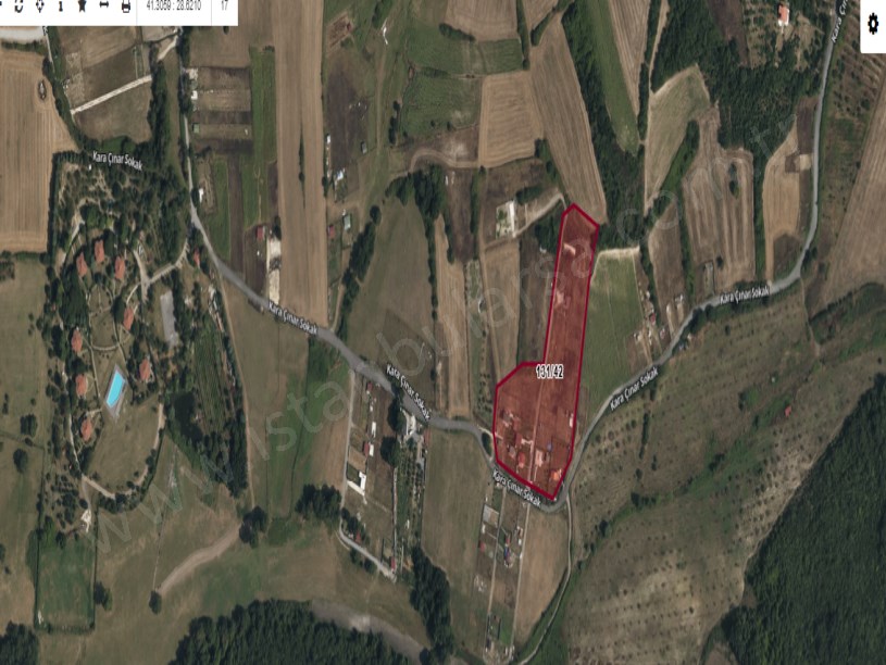  Arnavutköy Balabanda Satılık Arsa , 498 M2 Çaplı Tepe Konumda Yolu Var