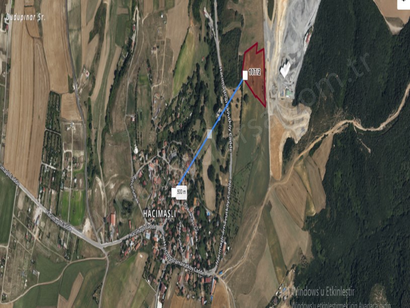 Arnavutköy Hacımaşlı  Satılık Arsa , 3,425 M2 Hisseli Yolu Var 