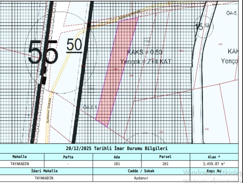 Arnavutköy Tayakadın Satılık Arsa , 175 M2 Yolu Var Evlerin Yakını