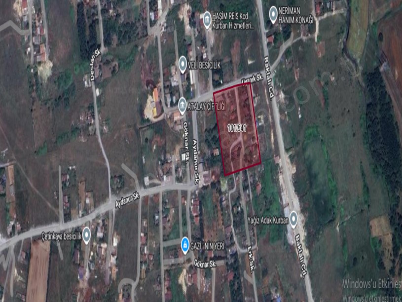 Arnavutköy Tayakadın Satılık Arsa , 178 M2 Yolu Var Merkezde Evlerin Yakını 