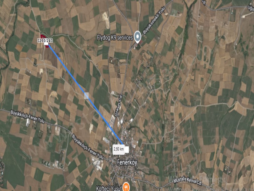 Silivri Fenerköyde Satılık Arsa , 6,590 M2 Yolu Var Hisseli