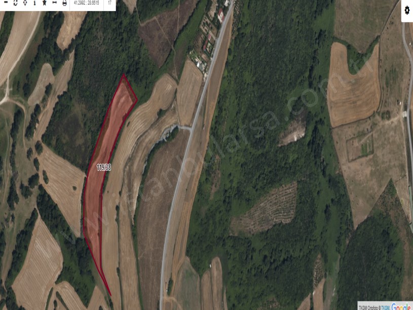 Arnavutköy Boyalıkta Satılık Arsa , 627 m2 Hisseli 