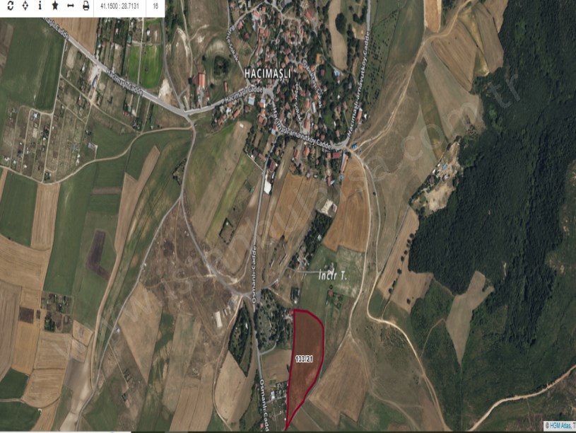 Arnavutköy Hacımaşlı  Satılık Arsa , 672 M2 Yolu Var Hisseli İmarlı