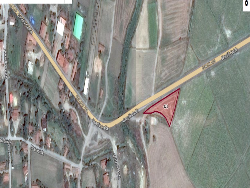 Tekirdağ Hayrabolu Hasköy Satılık Arsa , 276 m2 Cadde Cephe Yolu Var 