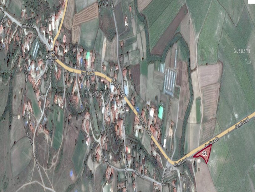 Tekirdağ Hayrabolu Hasköy Satılık Arsa , 276 m2 Cadde Cephe Yolu Var 