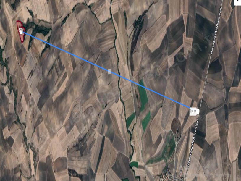 Tekirdağ Hayrabolu Hasköy Satılık Arsa , 1,071 M2 Çaplı Yeri Belli Hisseli