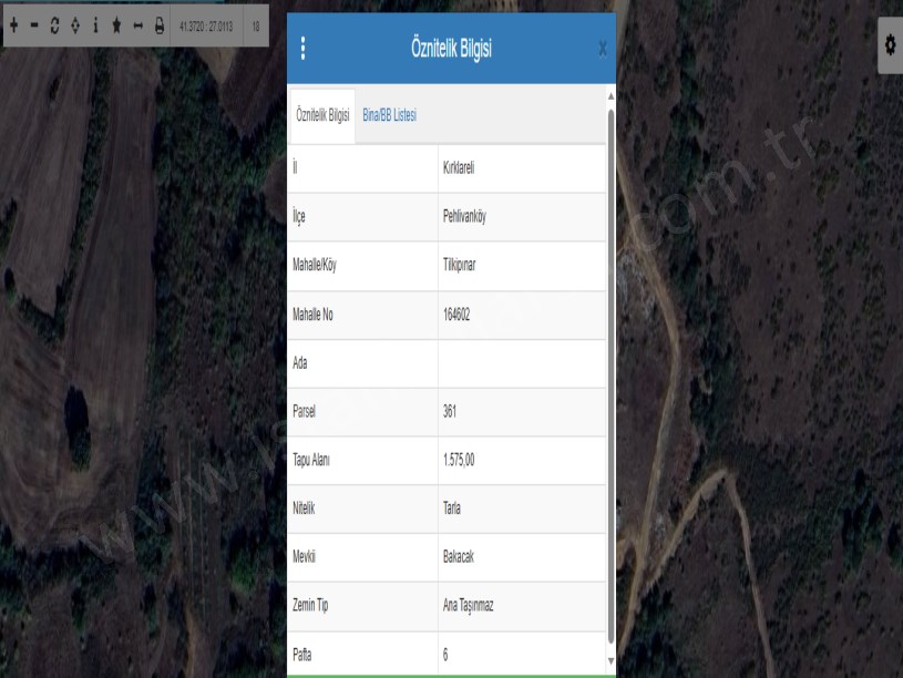 Kırklareli Pehlivanköy Yeşilpınar Köyü  , 1,575 M2 Müstakil 