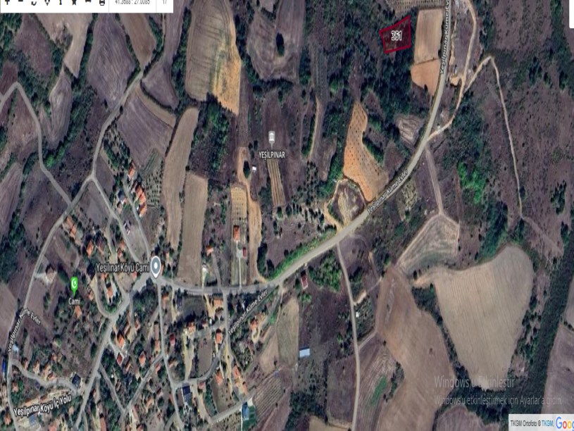 Kırklareli Pehlivanköy Yeşilpınar Köyü  , 1,575 M2 Müstakil 