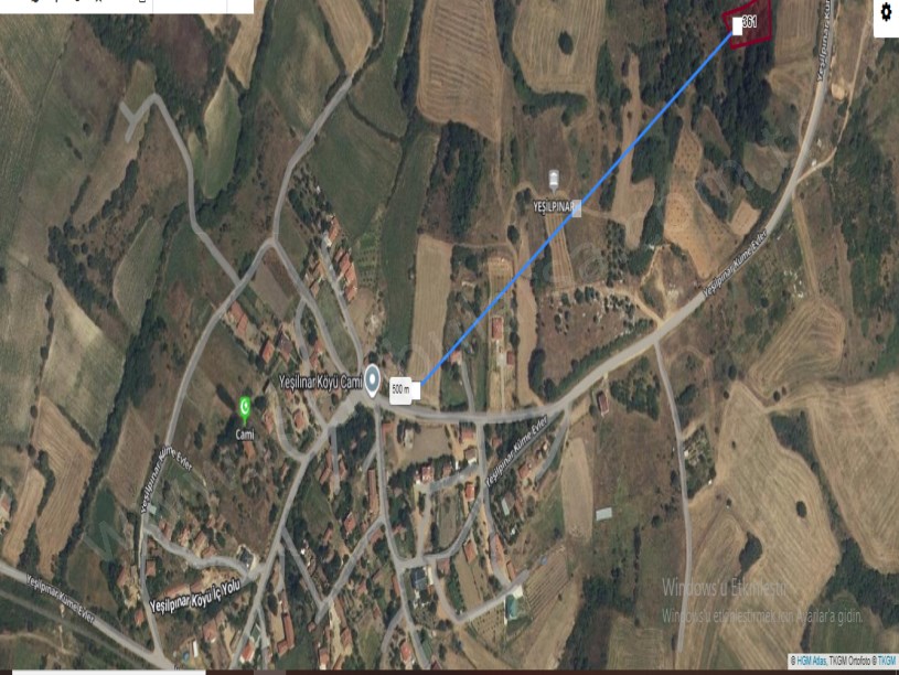 Kırklareli Pehlivanköy Yeşilpınar Köyü  , 1,575 M2 Müstakil 