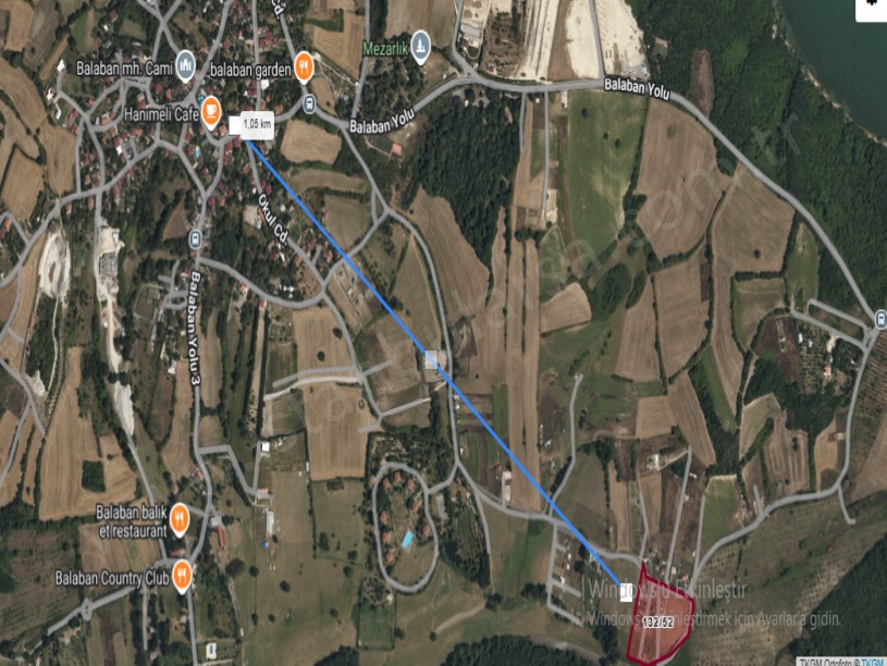  Arnavutköy Balabanda Satılık Arsa , 242 m2 Çaplı Yolu Var 