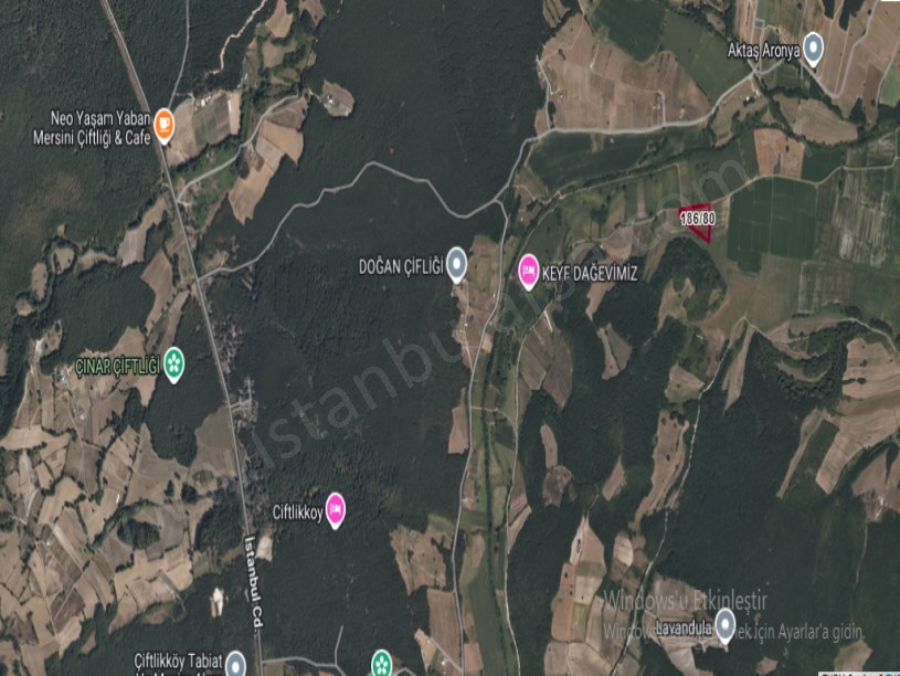 Çatalca Çiftlikköyde Satılık Arsa , 491 M2 Çaplı Hisseli