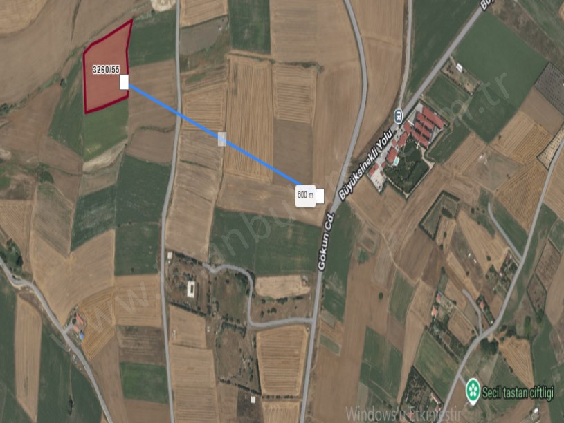 Silivri Fenerköyde Satılık Arsa , 15,500 M2 Müstakil 