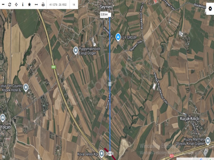 Silivri Seymende Satılık Arsa , 1,242 M2 Hisseli