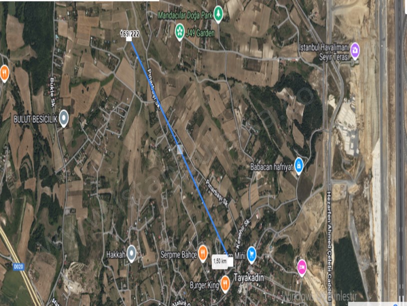 Arnavutköy Tayakadın Satılık Arsa , 250 M2 Hisseli Yolu Var 