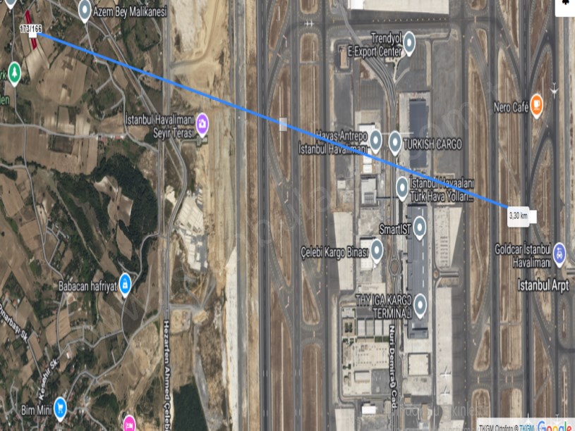 Arnavutköy Tayakadın Satılık Arsa , 163 M2 Hisseli Yolu Var İmarlı 