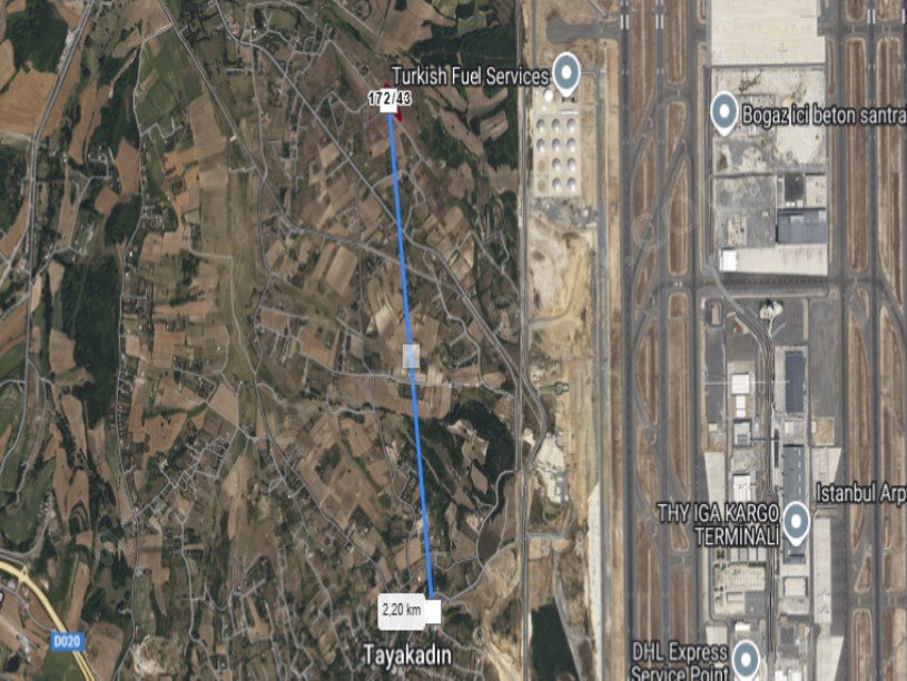 Arnavutköy Tayakadın Satılık Arsa , 148 M2 Caddeye Yakın Hisseli Yolu Var 