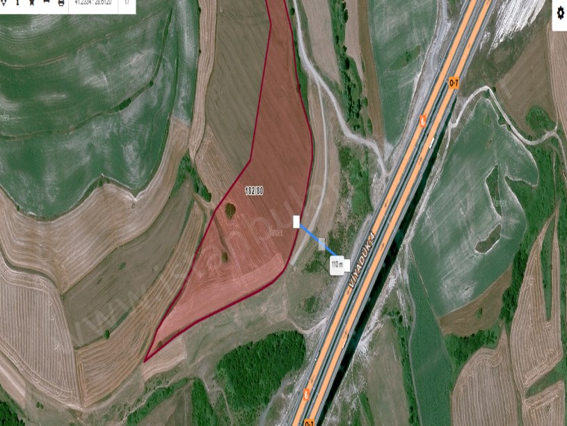 Arnavutköy Yassıörende Satılık Arsa , 791 m2 Hisseli