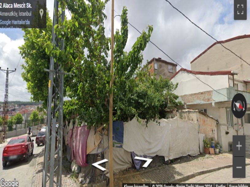 Arnavutköy Boğazköyde Satılık Arsa , 189 M2 Cadde Cephe Köşe Başı  Müstakil